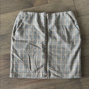 The Kooples Gray Mini Pencil Skirt